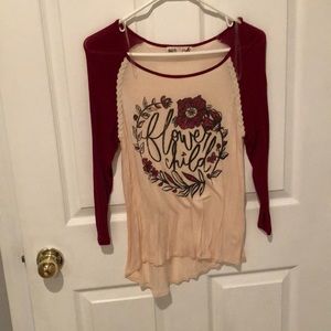 Flower Child Baseball Tee